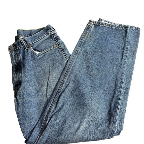 LEVI STRAUSS‎ 550 MEDIUM WASH MEN'S DENIM JEANS - 34/32 - Picture 2 of 16